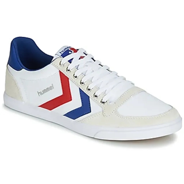 hummel  SLIMMER STADIL LOW  women's Shoes (Trainers) in White