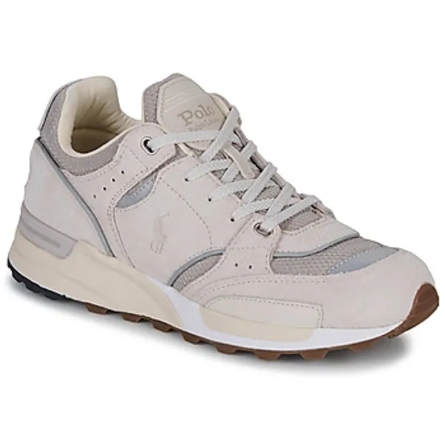 Polo Ralph Lauren  TRACKSTR 200-SNEAKERS-LOW TOP LACE  men's Shoes (Trainers) in Grey