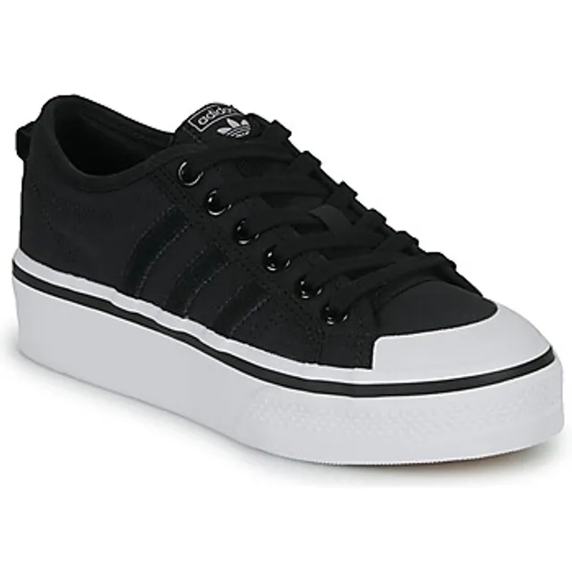 adidas  NIZZA PLATFORM W  women's Shoes (Trainers) in Black