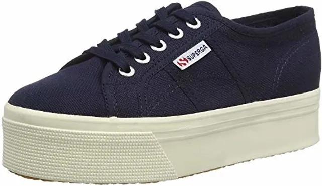 Superga  2790 LINEA UP AND  women's Shoes (Trainers) in Blue