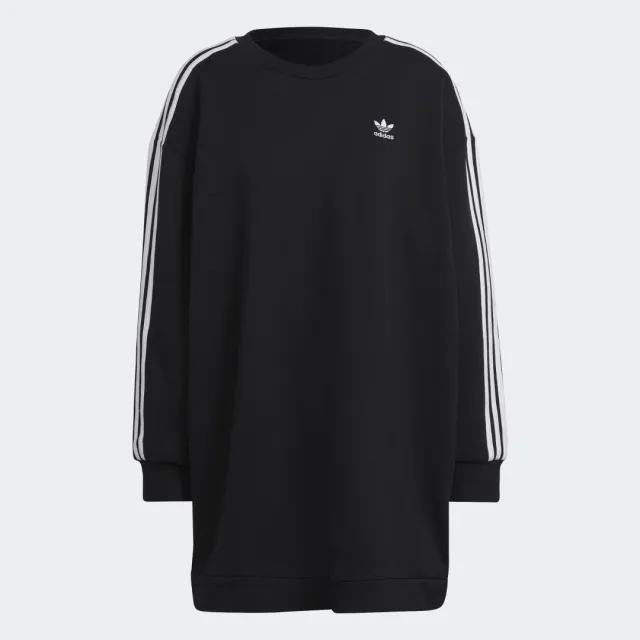 adidas  SWEATER DRESS  women's Dress in Black