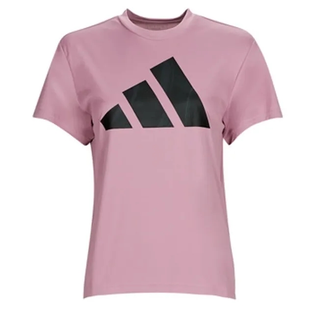 adidas  RUN IT BL TEE  women's T shirt in Purple