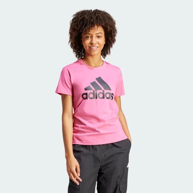 adidas  W BL T  women's T shirt in Pink