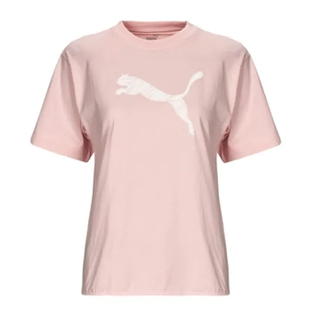 Puma  HER TEE  women's T shirt in Pink