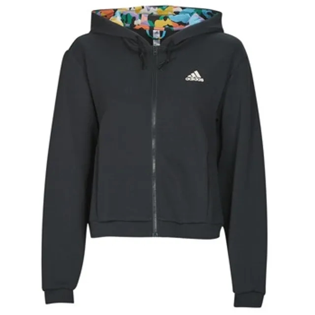 adidas  AOP FZ REG  women's Tracksuit jacket in Black