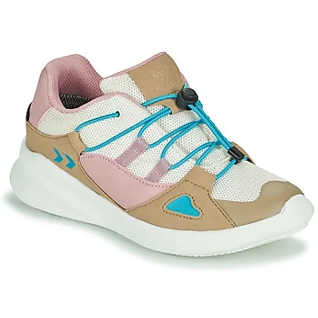 hummel  BOUNCE RUNNER TEX JR  girls's Children's Shoes (Trainers) in Beige