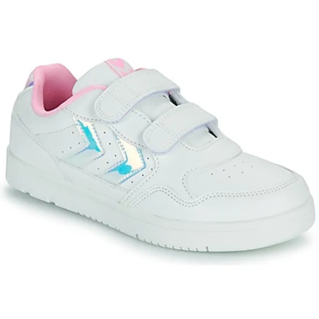 hummel  CAMDEN JR  girls's Children's Shoes (Trainers) in White