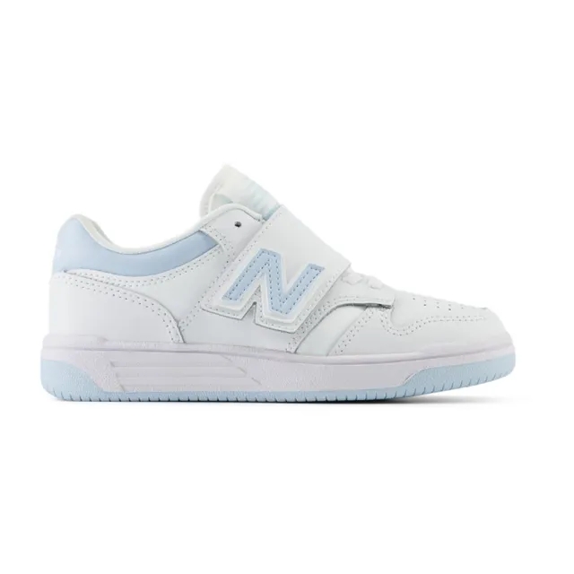 New Balance  480  girls's Children's Shoes (Trainers) in White