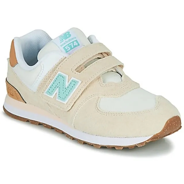 New Balance  574  girls's Children's Shoes (Trainers) in Beige