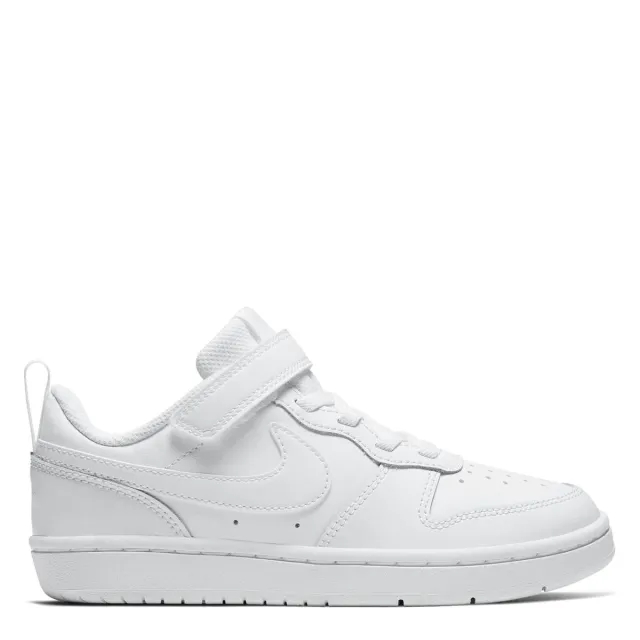 Nike  COURT BOROUGH LOW 2 PS  boys's Children's Shoes (Trainers) in White