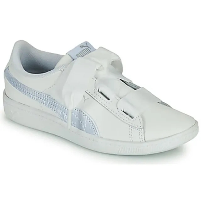 Puma  VIKKY RIB PS BL  boys's Children's Shoes (Trainers) in White