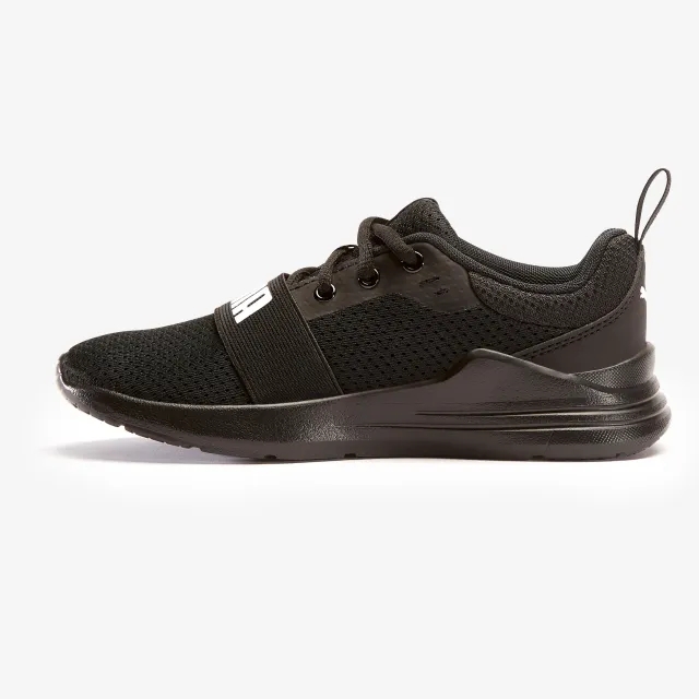 Puma Kids' Lace-Up Trainers Wired Jr - Black
