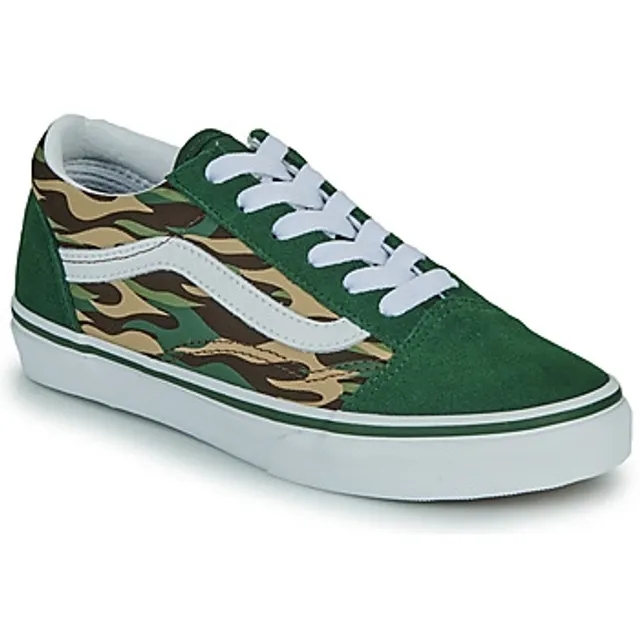 Vans  UY Old Skool  girls's Children's Shoes (Trainers) in Green