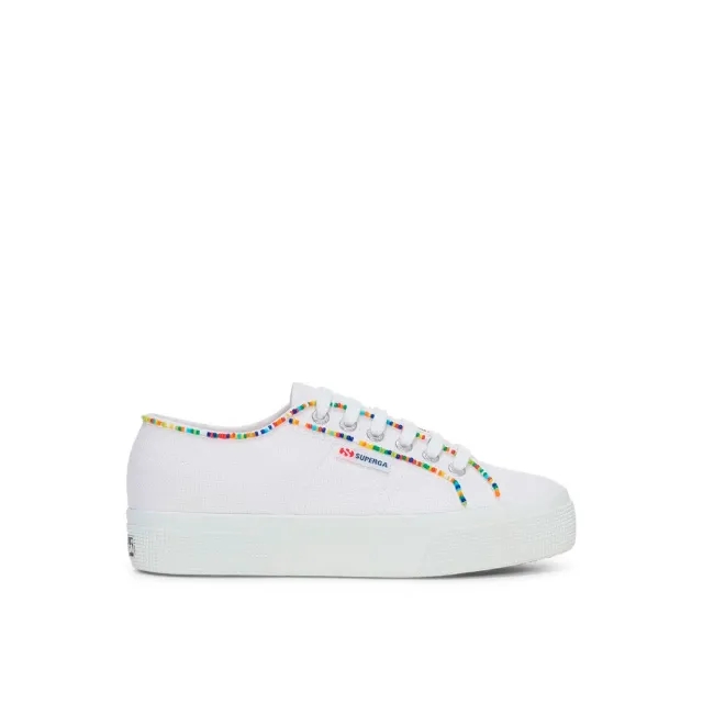Superga Women's 2740 Embellished Beaded Canvas Trainers