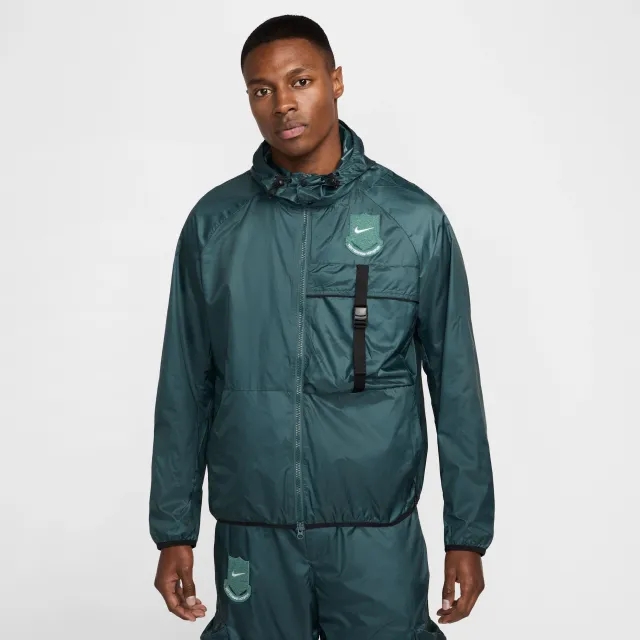 Tottenham Hotspur Tech Third Men's Nike Football Woven Lined Packable Jacket - Grey - Polyester