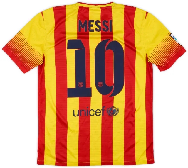 Nike 2013-15 Barcelona Away Shirt Messi #10 - 8/10 - (M)