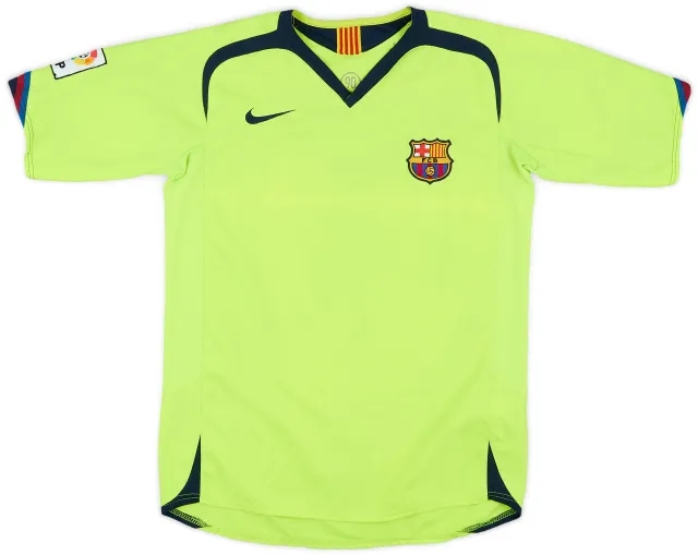 Nike 2005-06 Barcelona Away Shirt - 9/10 - (XL.Boys)