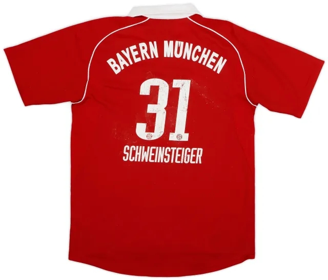 adidas 2005-06 Bayern Munich Home Shirt Schweinsteiger #31 - 5/10 - (XL.Boys)