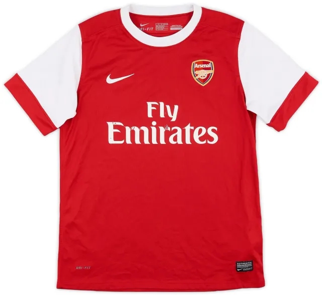 Nike 2010-11 Arsenal Home Shirt - 5/10 - (L.Boys)