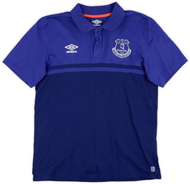 2016-17 Everton Umbro Polo Shirt - 8/10 - (L)