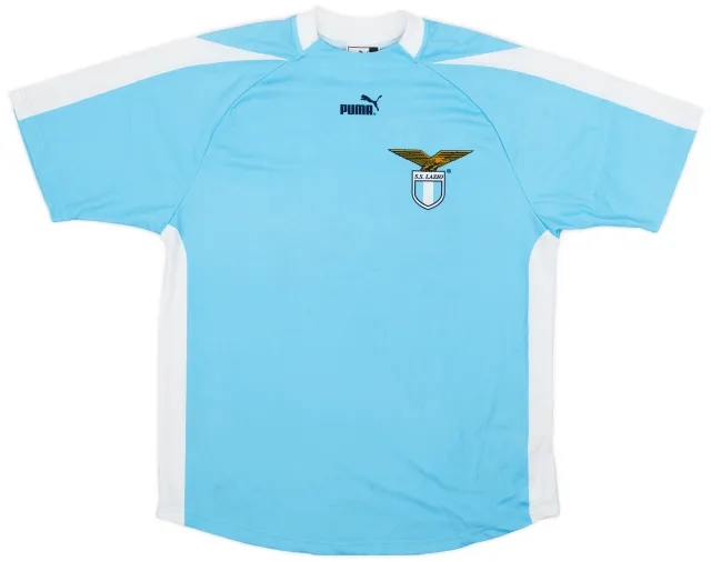 Puma 2003-04 Lazio 'Signed' Basic Home Shirt - 7/10 - (L)