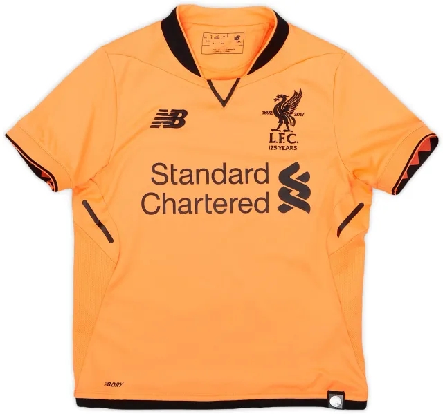 NewBalance 2017-18 Liverpool 125 Years Third Shirt - 7/10 - (S.Boys)