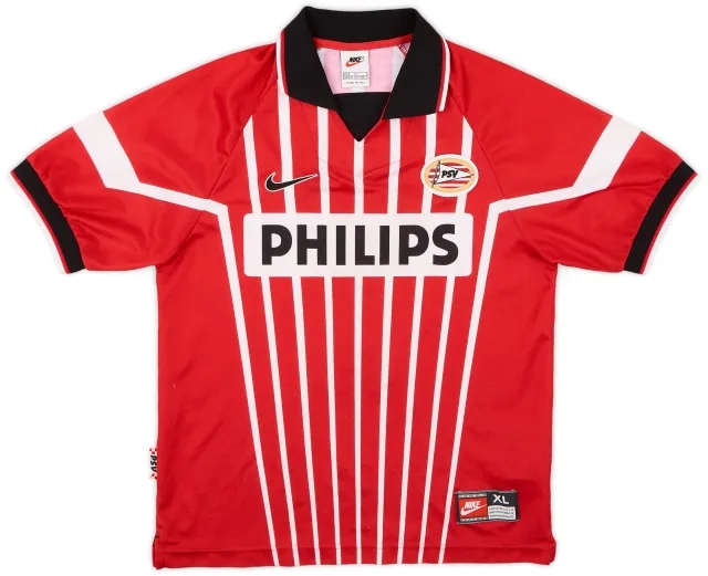 Nike 1997-98 PSV Home Shirt #7 - 6/10 - (XL.Boys)