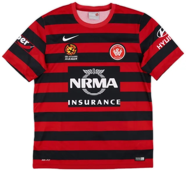 Nike 2014-15 Western Sydney Wanderers Home Shirt - 8/10 - (L)