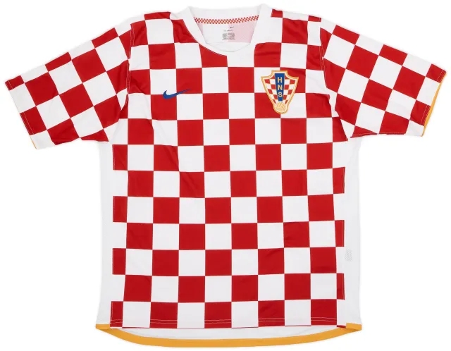 Nike 2006-08 Croatia Home Shirt - 9/10 - (XL)