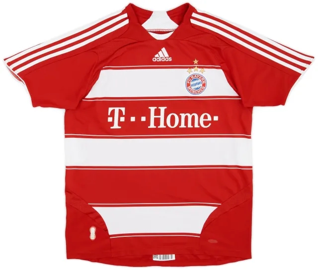 adidas 2008-09 Bayern Munich Home Shirt - 6/10 - (XL.Boys)