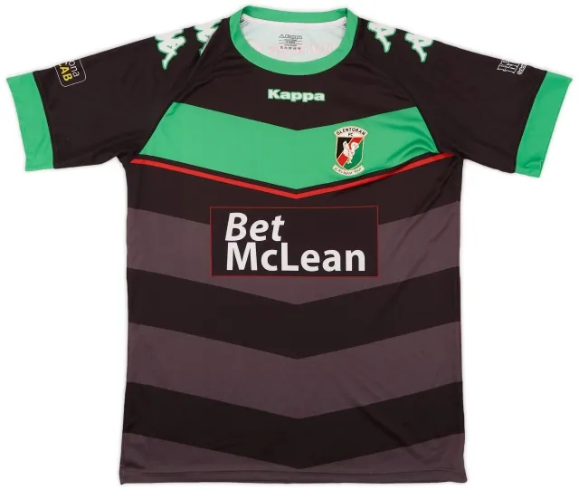 Kappa 2017-18 Glentoran Away Shirt - 8/10 - (XL)