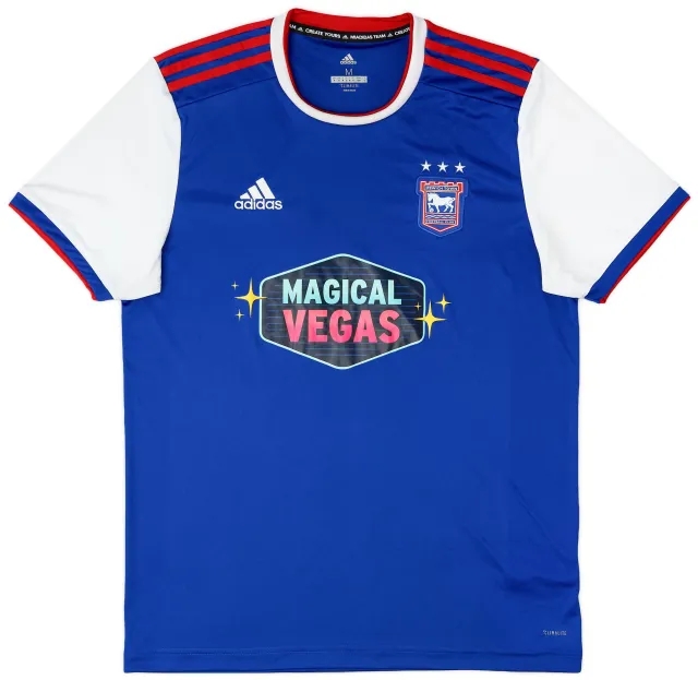 adidas 2018-19 Ipswich Home Shirt - 8/10 - (M)