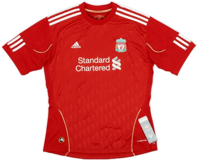adidas 2010-12 Liverpool Home Shirt (M.Boys)