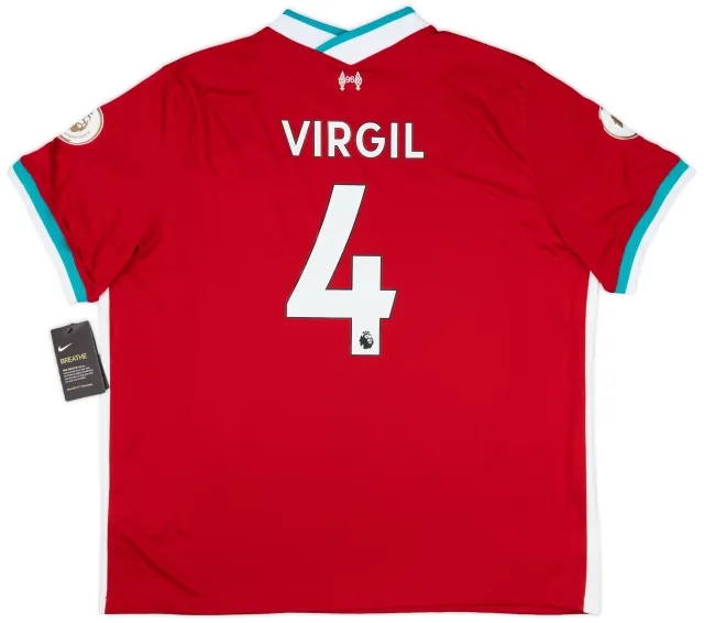 Nike 2020-21 Liverpool Home Shirt M.Salah #11 - 4/10 - (S)