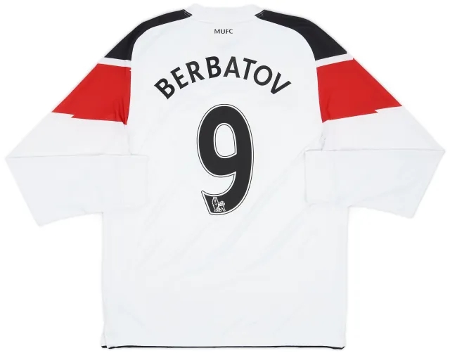 Nike 2010-12 Manchester United Away L/S Shirt Berbatov #9 - 7/10 - (M)