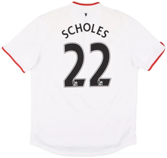 Nike 2012-14 Manchester United Away Shirt Scholes #22 - 7/10 - (L)