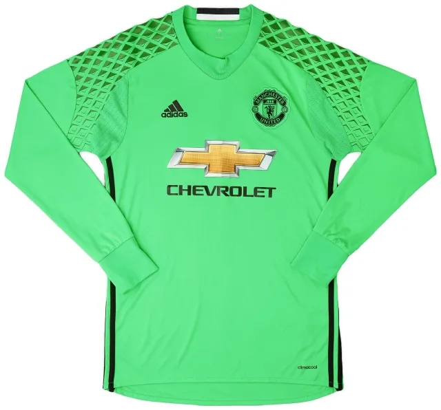 adidas 2016-17 Manchester United GK Shirt - 9/10 - (S)