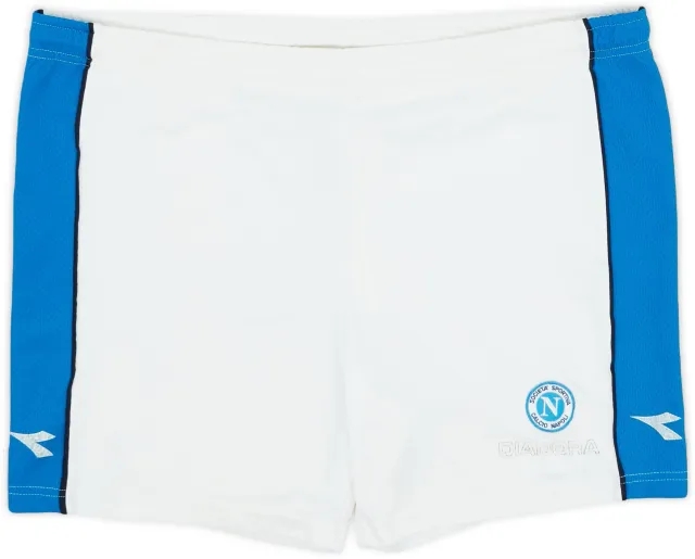 Diadora 2000-01 Napoli Home Shorts - 5/10 - (XL)