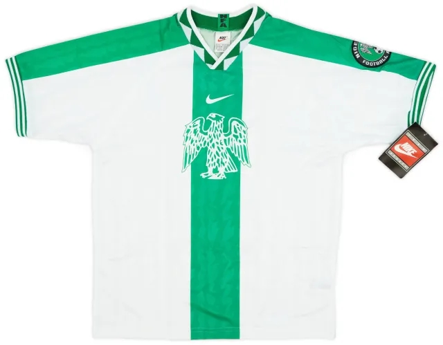 1996-98 Nigeria Player Issue Nike Training Shirt (L)