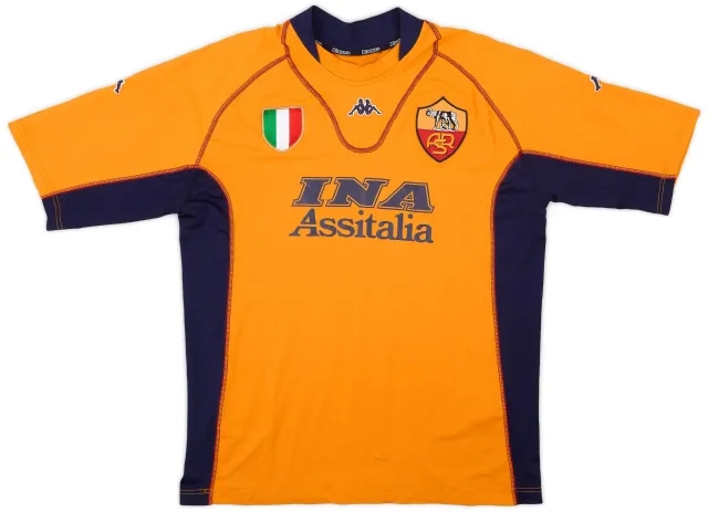 Kappa 2001-02 Roma Fourth Shirt - 9/10 - (XXL)