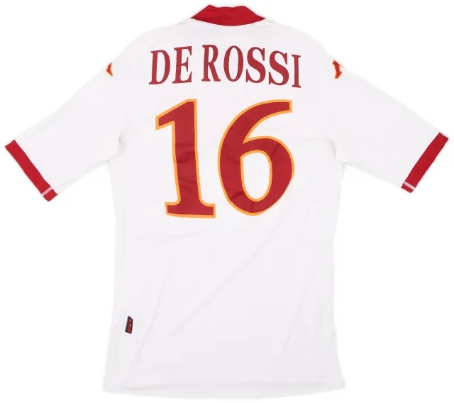 Kappa 2009-10 Roma Away Shirt De Rossi #16 - 6/10 - (S)