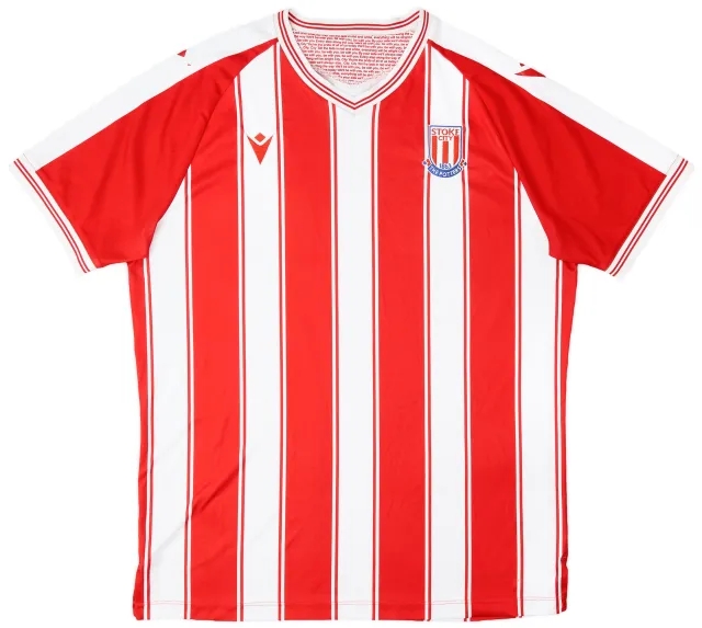Macron 2020-21 Stoke City Home Shirt - 8/10 - (L)