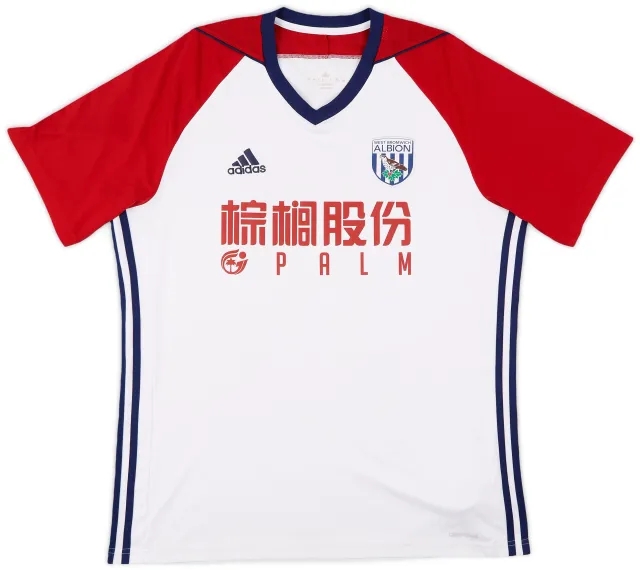 adidas 2017-18 West Brom Away Shirt - 7/10 - (L)