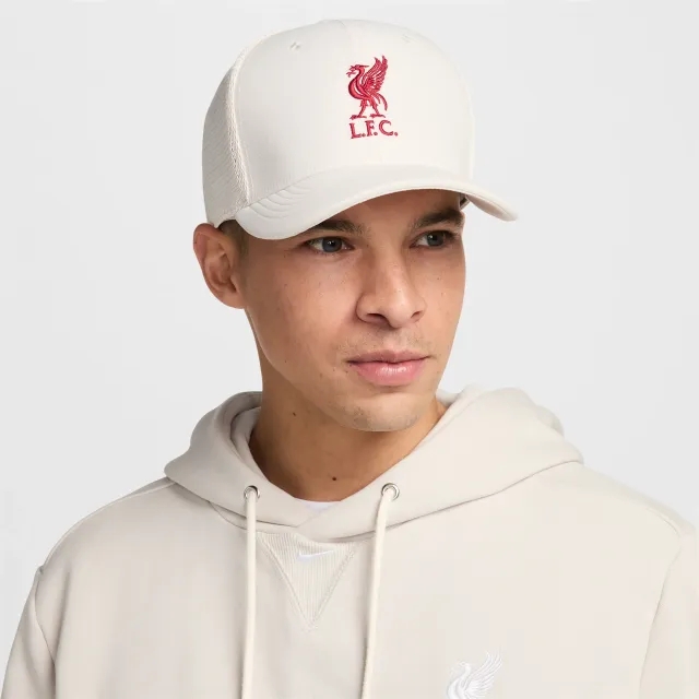 Liverpool F.C. Rise Nike Football Trucker Cap - Brown - Cotton