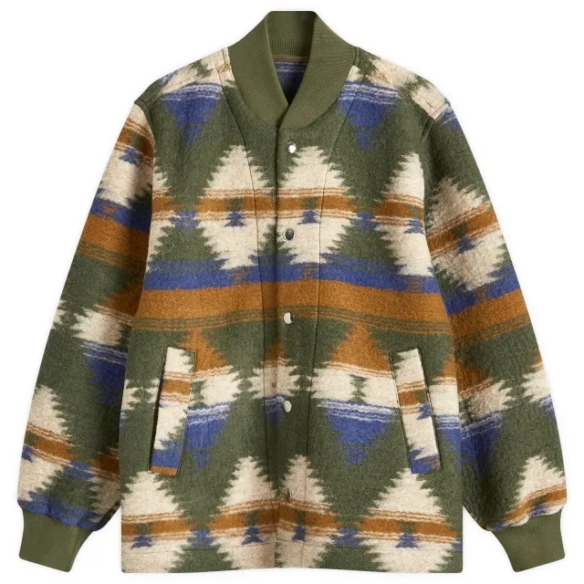 Girls of Dust Women's Field Jacket Green/Blue/Beige