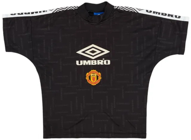 1996-98 Manchester United Umbro Training Shirt - 6/10 - (S)