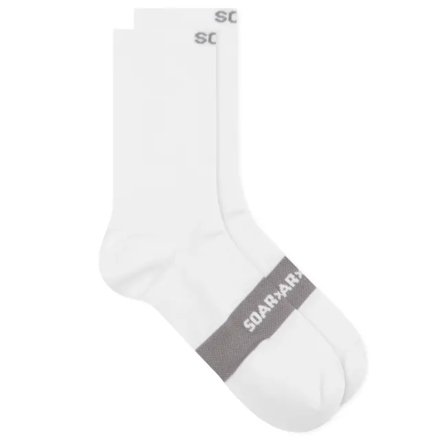 SOAR Men's Crew Socks White