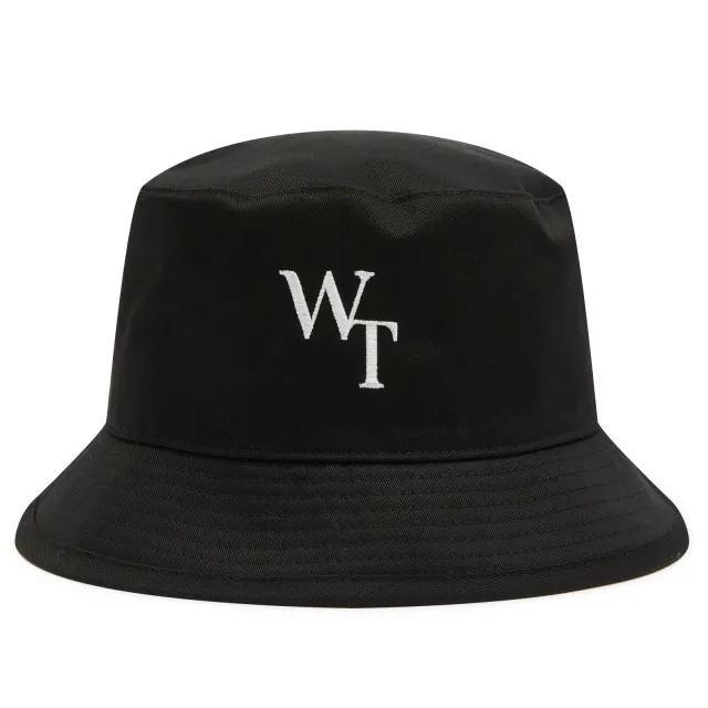 WTAPS Men's 06 Embroidered Logo Bucket Hat Black