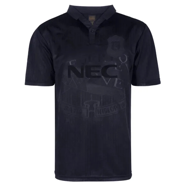 Score Draw Everton 1995 Black Out Retro Football Shirt