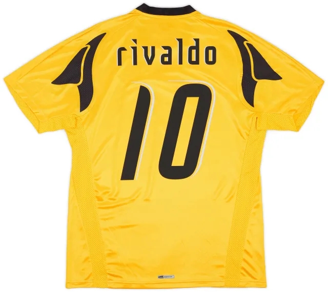 Puma 2007-08 AEK Athens Home Shirt Rivaldo #10 (L)